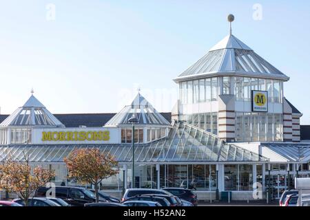 Exterior of Morrisons supermarket , Southport , England Stock Photo