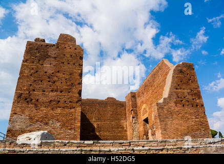 Capitolium Ostia Antica Rome Italy Stock Photo