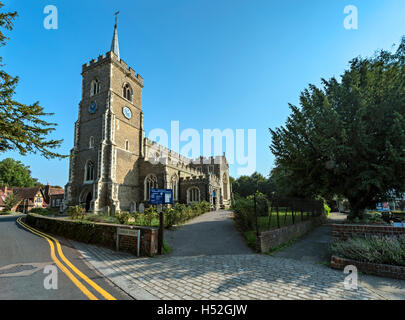 Parish church of St Mary the Virgin, Ware, Hertfordshire Stock Photo