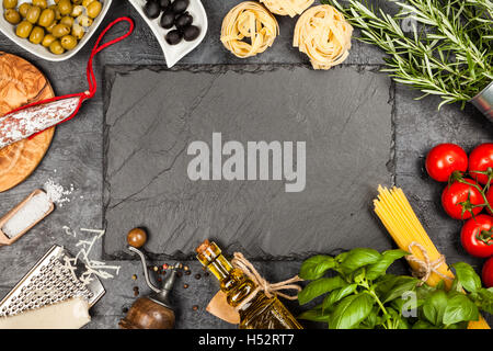 Italian food ingredients Stock Photo