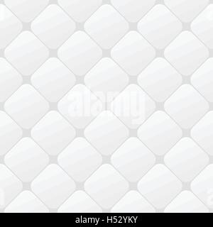 Texture diamond plate seamless. Metal or plastic material. Corrugated steel rhombic and lentil form sheets. Stock Vector