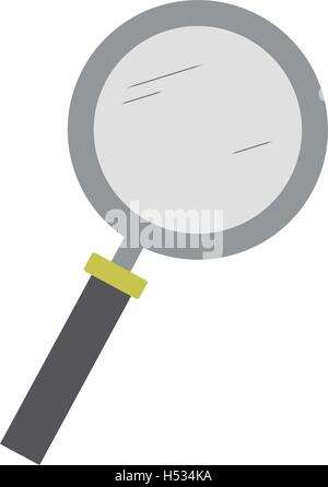 magnifying glass tool supply icon Stock Vector Image & Art - Alamy
