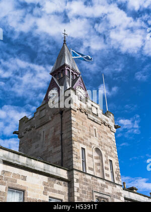 dh Nairn Clock Tower NAIRN NAIRNSHIRE Nairn Courthouse clock tower moray town scotland united kingdom Stock Photo