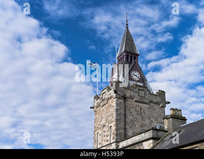 dh Nairn Clock Tower NAIRN NAIRNSHIRE Nairn Courthouse clock tower town scotland Stock Photo