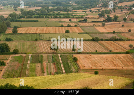 The countryside near Poppi along Arno river, Tuscany Stock Photo