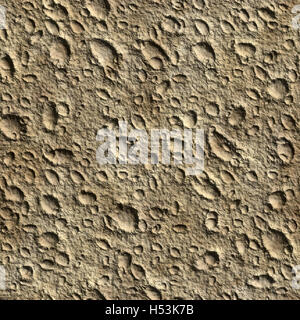 Background unearthly surface with craters. Picture seamless texture Stock Photo