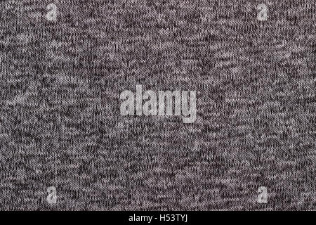 Texture of gray knitted woolen fabric for wallpaper and an abstract background Stock Photo