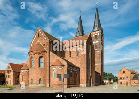 Monastery Jerichow, Collegiate Church, Premonstratensian St. Marien Nikolai, Romanesque Road, Jerichow, Saxony-Anhalt, Germany Stock Photo