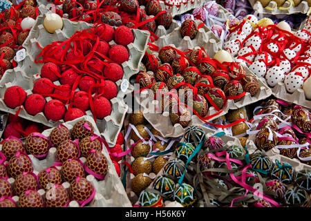 Painted Easter eggs Stock Photo