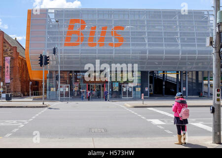 The Adelaide Central Bus Station Stock Photo