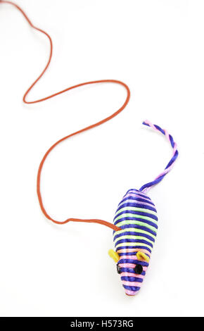 Toy mouse, cat toy detail, distraction to pet, play Stock Photo