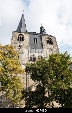 church in german village quedlinburg Stock Photo