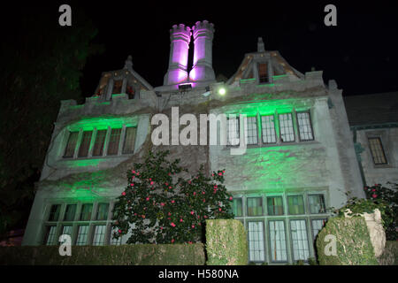 The Playboy Mansion view at the 2016 City Gala Fundraiser at The Playboy Mansion on February 15, 2016 in Los Angeles, California. Stock Photo