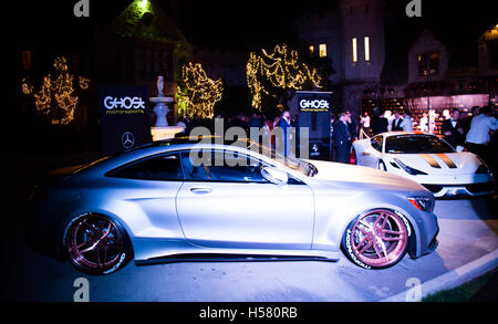 Atmosphere at the 2016 City Gala Fundraiser at The Playboy Mansion on February 15, 2016 in Los Angeles, California. Stock Photo