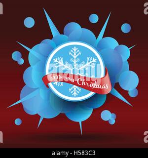 Abstract Christmas Card Stock Vector