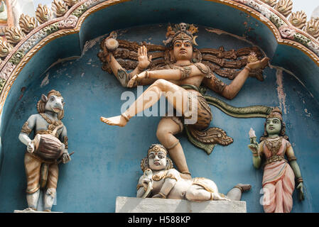 Detail of the Munneswaram Temple, Hindu temple in Munneswaram village, Chilaw, Sri Lanka Stock Photo