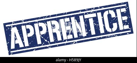 apprentice square grunge stamp Stock Vector