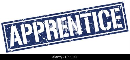 apprentice square grunge stamp Stock Vector