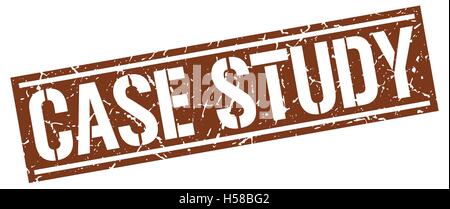 case study square grunge stamp Stock Vector