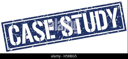 case study square grunge stamp Stock Vector
