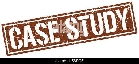 case study square grunge stamp Stock Vector