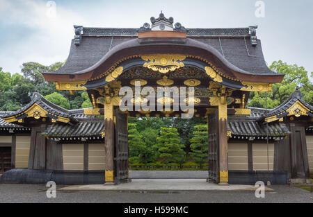 Kara-mon Gate of Nijo Castle. Stock Photo
