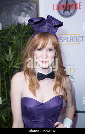 Playmate Dominique Jane attends the 2nd Annual Bowling With Bunnies