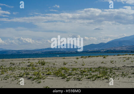 Beaches and the seaside of Black Sea, Samsun city, Turkey Stock Photo