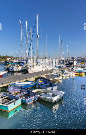 Lymington marina Stock Photo