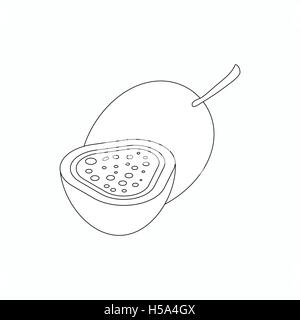 Figs icon, isometric 3d style Stock Vector