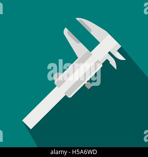 Calipers icon in flat style Stock Vector