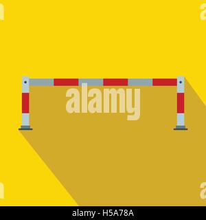 Barrier icon in flat style Stock Vector