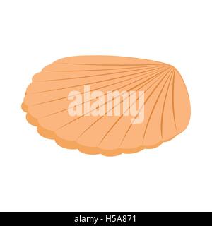Pearl shell icon, isometric 3d style Stock Vector