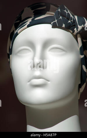 Mannequin in a store window on Worth Avenue, Palm Beach, Florida Stock Photo