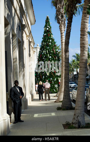 Worth Avenue, Palm Beach, Florida Stock Photo