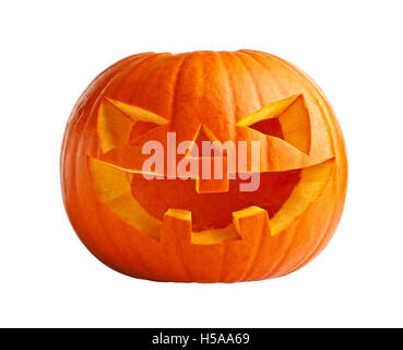 halloween pumpkin isolated  on white Stock Photo