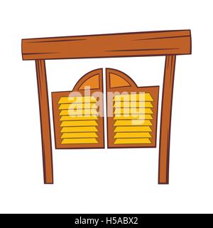 Saloon building icon, cartoon style Stock Vector Art & Illustration