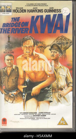 Bridge on the River Kwai VHS Stock Photo