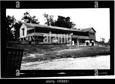 Views of Moon Lake Club House and Moon Lake Stock Photo