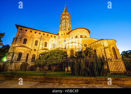 Basilica of St. Sernin, Toulouse, France Stock Photo