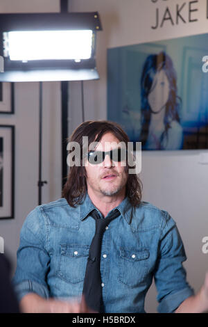 Actor Norman Reedus attends Norman Reedus: A Fine Art Photography Exhibition at Voila! Gallery on November 22, 2015 in Los Angeles, California, USA