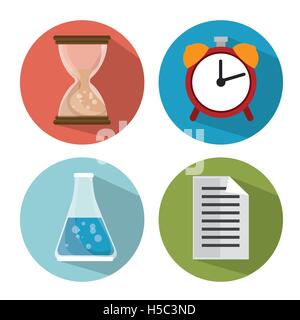 collection school concept Stock Vector