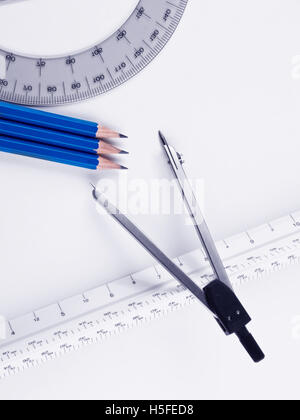 Drafting Tools Stock Photo