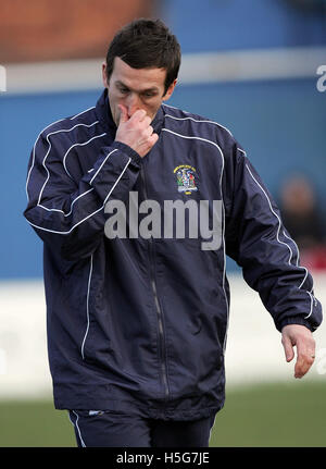 Justin Edinburgh - Manager Grays Athletic - Grays Athletic vs Stevenage Borough - Nationwide Conference - 18/02/07 Stock Photo