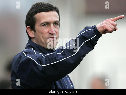 Justin Edinburgh - Manager Grays - Grays Athletic vs Stevenage Borough - Nationwide Conference - 18/02/07 Stock Photo