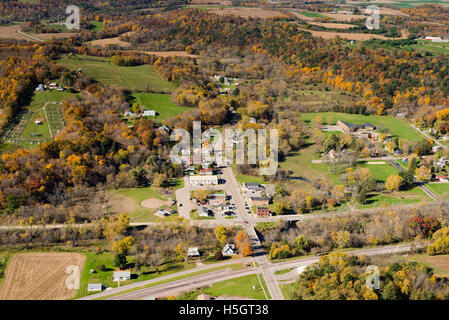 View of the Baraboo HIlls in Baraboo Wisconsin USA Stock Photo - Alamy