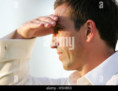 Justin Edinburgh Manager Grays Athletic - Billericay Town vs Grays Athletic - Friendly Match at New Lodge - 31/07/07 Stock Photo