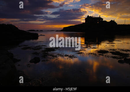 Craig y Mor, Lon Isallt, Trearddur Bay, North Wales, United Kingdom, Stock Photo