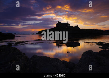 Craig y Mor, Lon Isallt, Trearddur Bay, North Wales, United Kingdom, Stock Photo