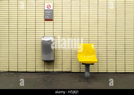 Vincennes RER train station Stock Photo